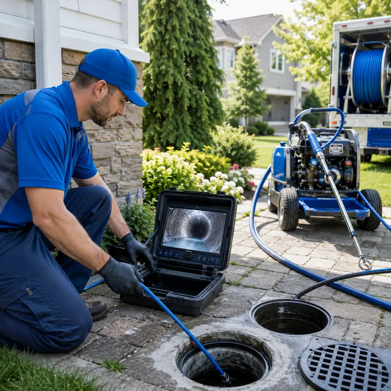 Outdoor drain cleaning professionals serving Rives Junction, MI